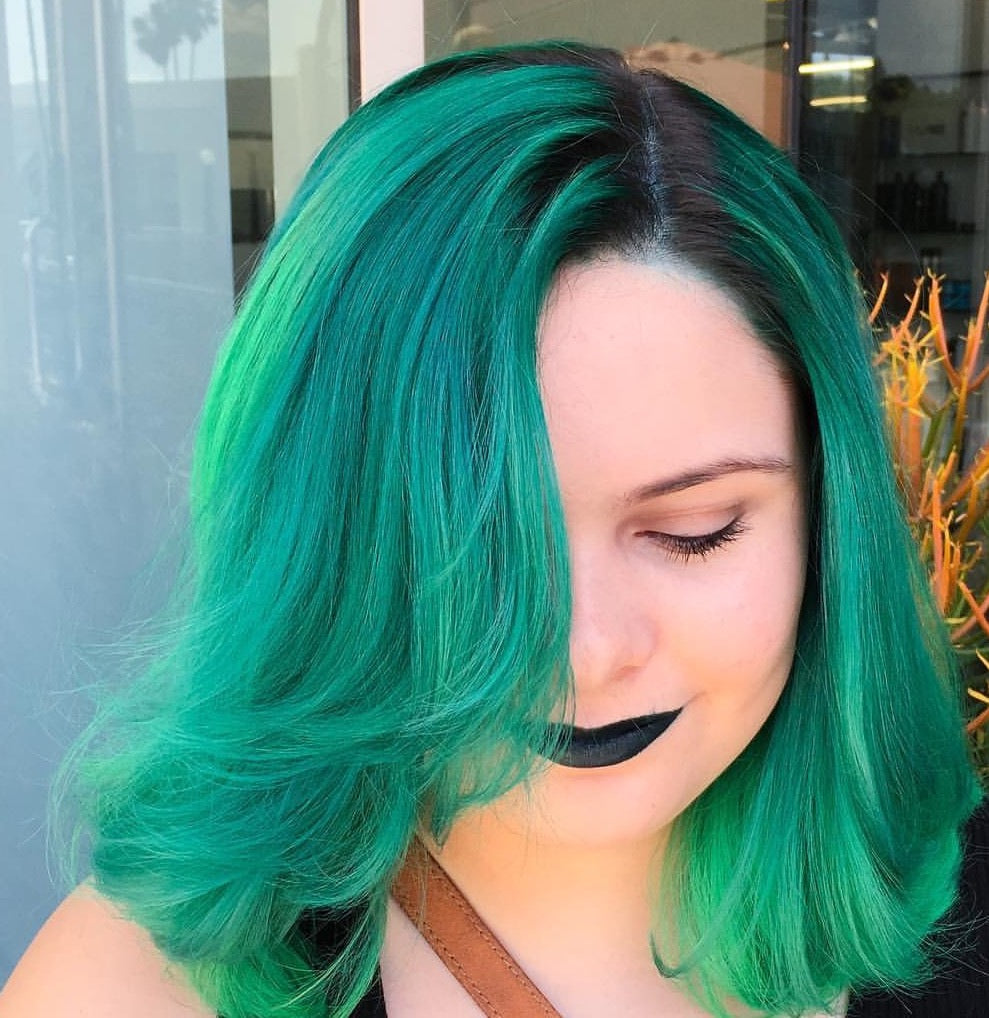 Bold Green Semi-Perm Hair Color – Underground Cosmetics