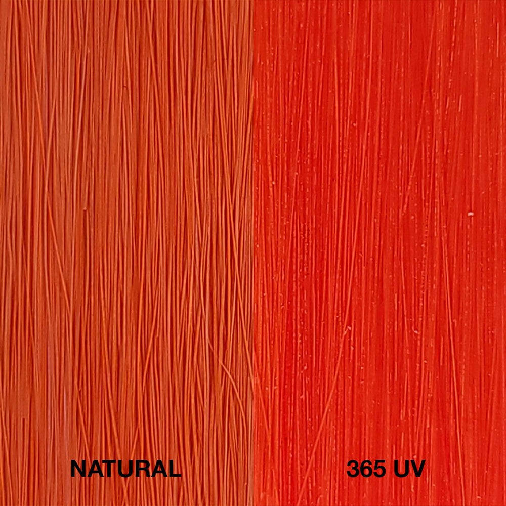 Neon Orange Semi-Perm Hair Color