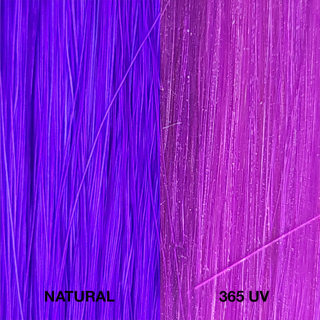 Neon Purple Semi-Perm Hair Color