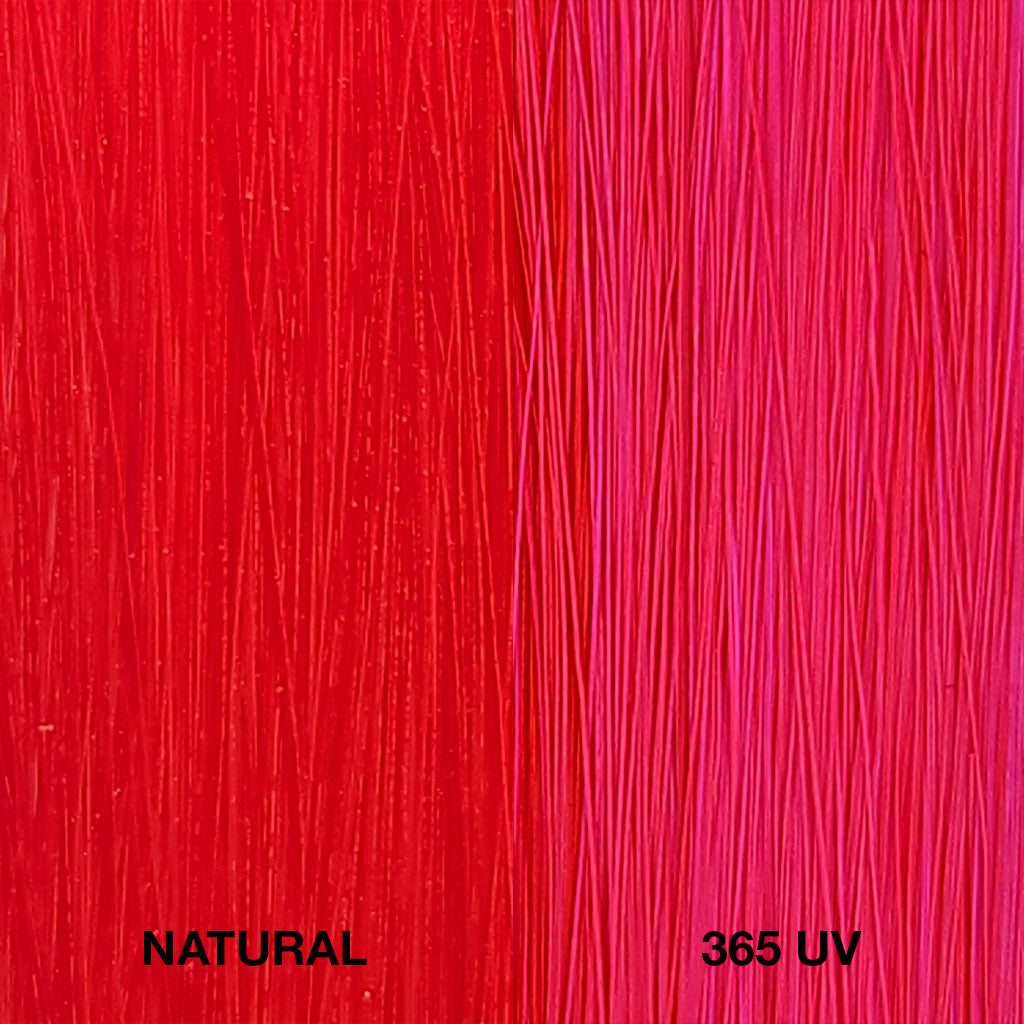 Neon Red Semi-Perm Hair Color