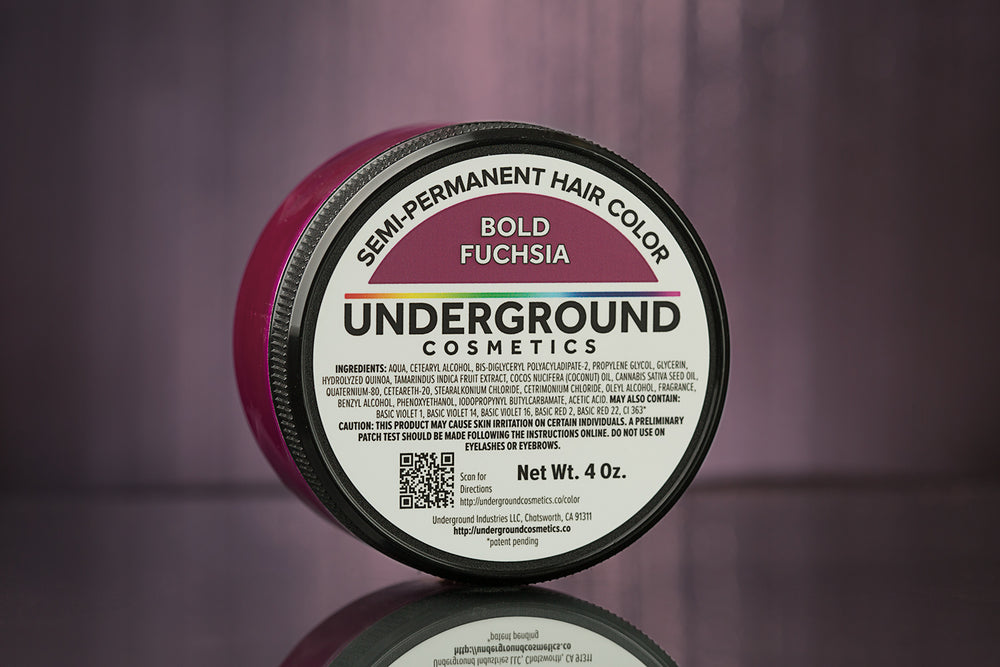 Bold Fuchsia Hair Color-Hair Color-Underground Cosmetics