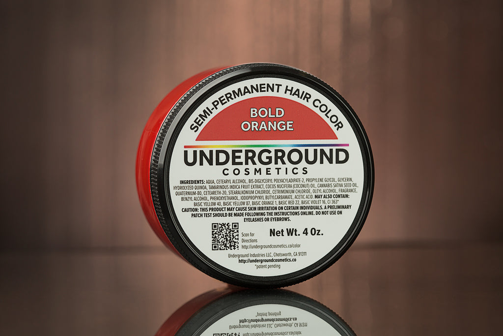 Bold Orange Hair Color-Hair Color-Underground Cosmetics