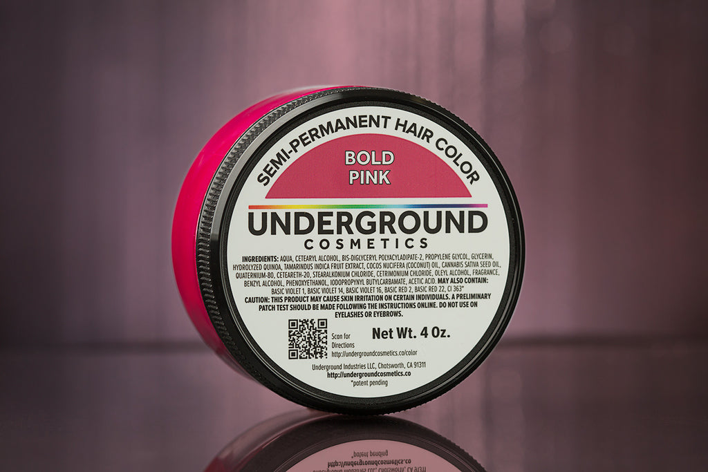 Bold Pink Hair Color-Hair Color-Underground Cosmetics