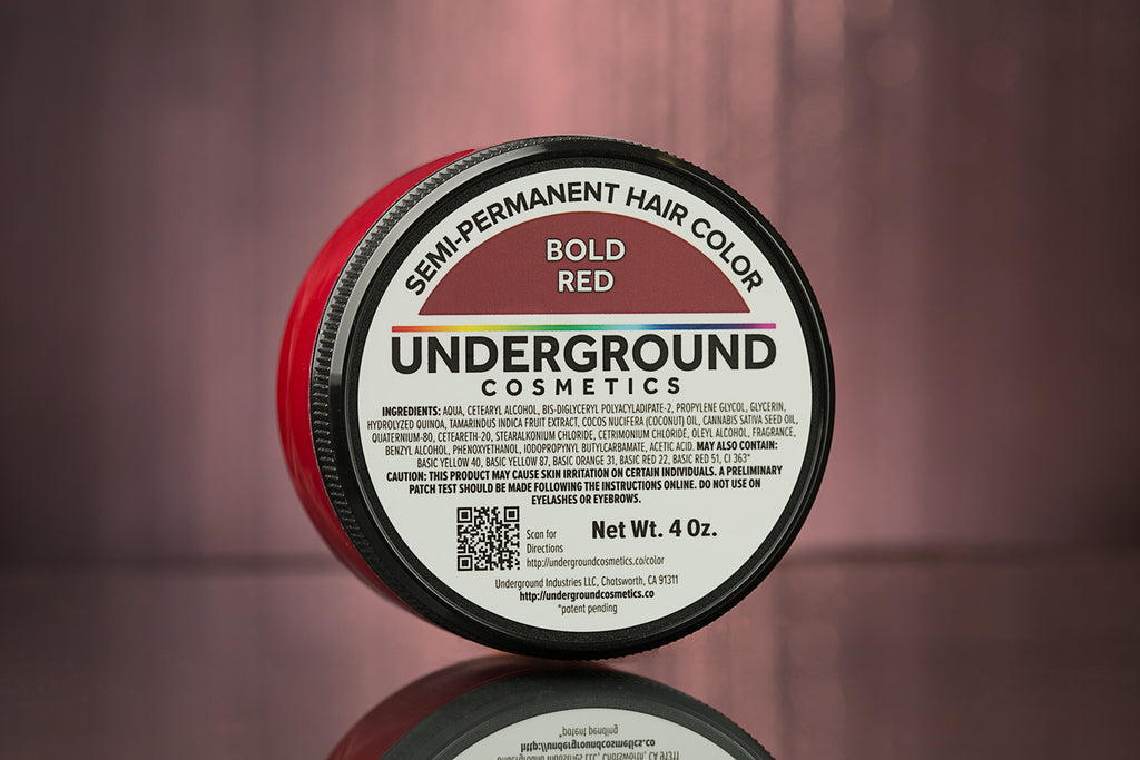 Bold Red Hair Color-Hair Color-Underground Cosmetics