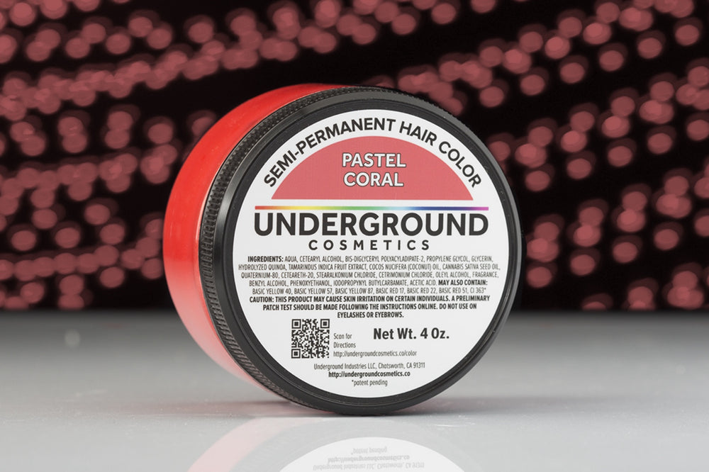 Pastel Coral Hair Color-Hair Color-Underground Cosmetics